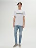 Crew Neck Sign With Print Regular White T-shirt