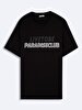 Crew Neck Sign With Print Regular Black T-shirt