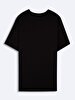 Crew Neck Sign With Print Regular Black T-shirt