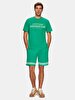 Crew Neck Sign With Print Regular Green T-shirt