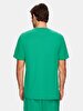 Crew Neck Sign With Print Regular Green T-shirt