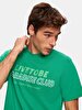 Crew Neck Sign With Print Regular Green T-shirt