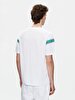 Short Sleeve Crew Neck Sign With Print Regular White T-shirt