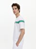 Short Sleeve Crew Neck Sign With Print Regular White T-shirt