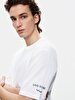 Short Sleeve Crew Neck Basic Loose White T-shirt