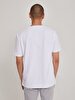 Short Sleeve Crew Neck Basic White T-shirt