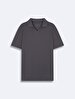 Regular Short Sleeve Polo Basic Antracite T-shirt