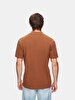 Regular Short Sleeve Polo Basic Brown T-shirt