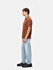 Regular Short Sleeve Polo Basic Brown T-shirt