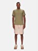 Back With Print Short Sleeve Green T-shirt
