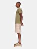 Back With Print Short Sleeve Green T-shirt