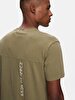 Back With Print Short Sleeve Green T-shirt