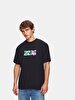 Crew Neck Short Sleeve With Print Regular Black T-shirt
