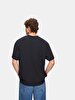 Crew Neck Short Sleeve With Print Regular Black T-shirt
