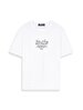 Back With Print Loose Short Sleeve White T-shirt