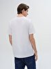 Short Sleeve Crew Neck Print With Print Regular White T-shirt