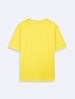 Short Sleeve Crew Neck Print With Print Regular Yellow T-shirt