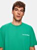 Short Sleeve Crew Neck Print With Print Regular Green T-shirt