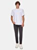 Regular Back With Print Short Sleeve White T-shirt