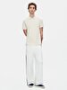 Short Sleeve Polo Basic Regular Beige T-shirt