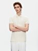 Short Sleeve Polo Basic Regular Beige T-shirt