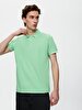 Short Sleeve Polo Basic Regular Green T-shirt