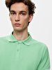 Short Sleeve Polo Basic Regular Green T-shirt