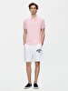 Short Sleeve Polo Basic Regular Pink T-shirt
