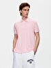 Short Sleeve Polo Basic Regular Pink T-shirt