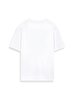 Basic Print With Print Crew Neck Loose White T-shirt