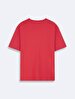 Short Sleeve Crew Neck Print With Print Regular Pink T-shirt