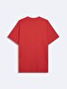 Short Sleeve Crew Neck Print With Print Regular Red T-shirt