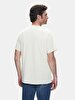 Crew Neck Short Sleeve Regular Beige T-shirt