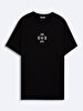 Crew Neck Short Sleeve Regular Black T-shirt