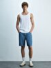Regular Spaghetti Strap White T-shirt