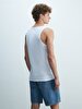 Regular Spaghetti Strap White T-shirt