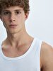 Regular Spaghetti Strap White T-shirt