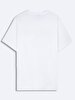 Short Sleeve Crew Neck Sign Regular White T-shirt