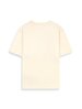 Basic Sign With Print Crew Neck Regular Beige T-shirt
