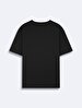 Sign With Print Knitting Anthracite T-shirt
