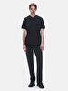Polo Short Arm Regular Black T-shirt