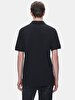 Polo Short Arm Regular Black T-shirt