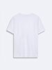 Crew Neck Basic Short Arm Slim White T-shirt