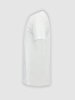 Crew Neck Basic Short Arm Slim White T-shirt