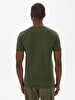 Crew Neck Basic Short Arm Slim Green T-shirt
