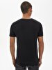 Crew Neck Basic Short Arm Slim Black T-shirt