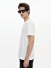Short Sleeve Crew Neck Print Regular White T-shirt