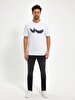 Crew Neck Short Arm Regular White T-shirt