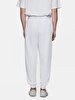 With Print Basic Elastic White Tracksuit