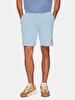With Print Regular Blue Shorts